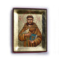 🕊️ Saint Francis of Assisi Greek Orthodox Icon – Handmade Byzantine Wall Art – Franciscan Gift