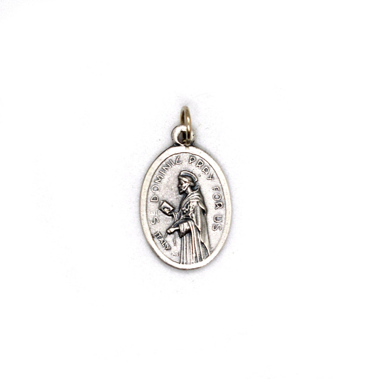 Saint Dominic Necklace – Patron Saint Jewelry, Handmade Catholic Medal