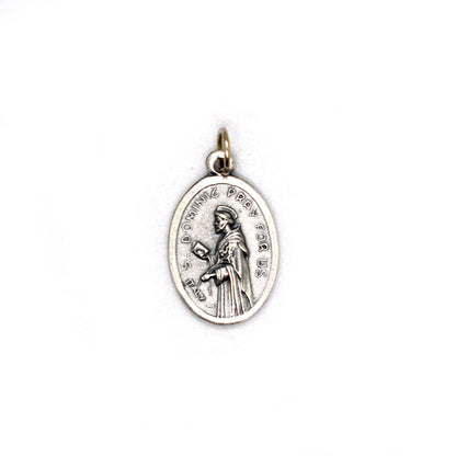 Saint Dominic Necklace – Patron Saint Jewelry, Handmade Catholic Medal