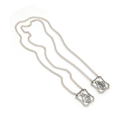 Scapular Chain Necklace – Virgin of Carmel & Sacred Heart of Jesus Medals, Handmade Catholic Necklace