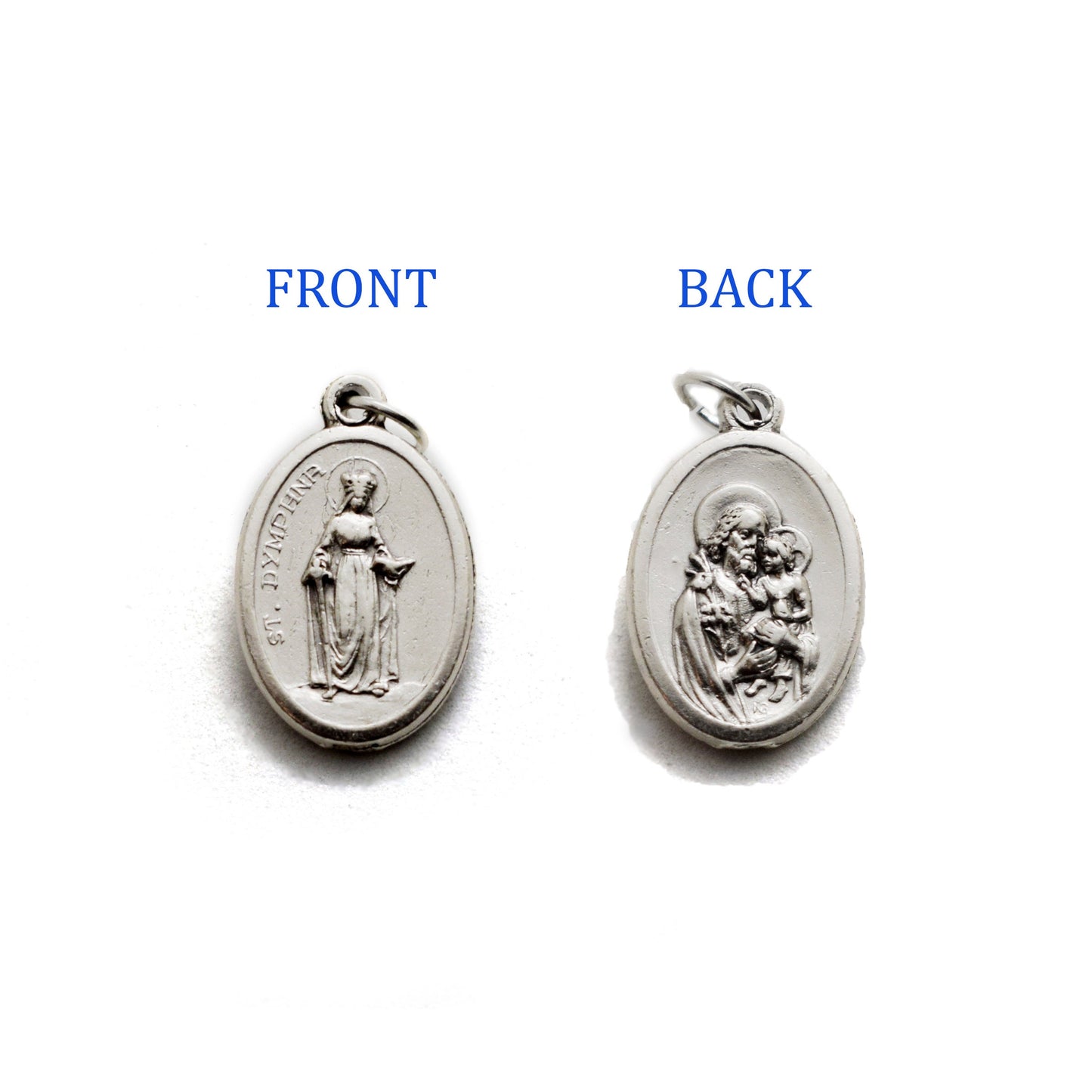 St. Dymphna Medal Necklace – Patron Saint of Mental Health