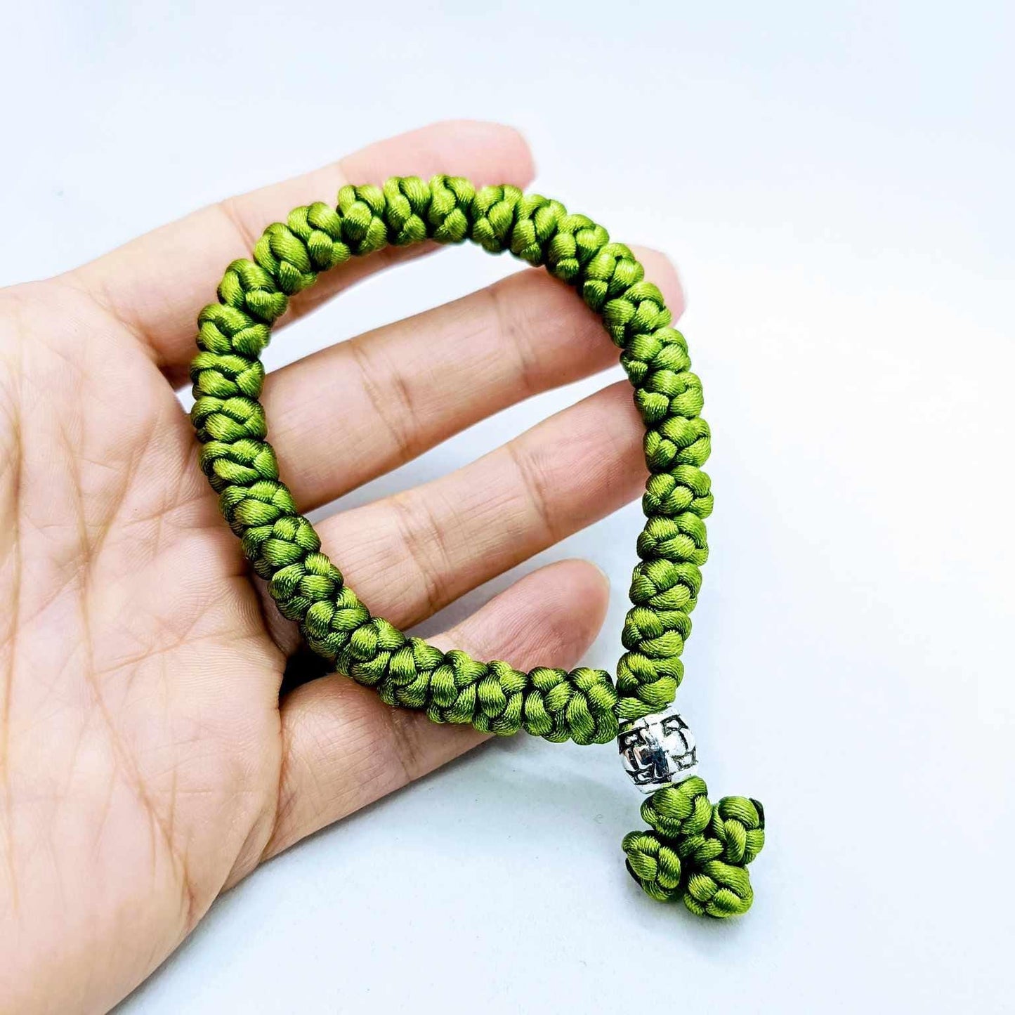 Orthodox Prayer Rope Komboskini – 33 Knots Hand Knotted Pocket Rosary | Handmade Christian Gift