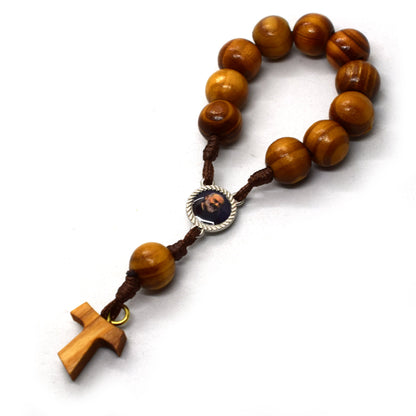 Handmade Padre Pio Chaplet - Grani di Senape Studio